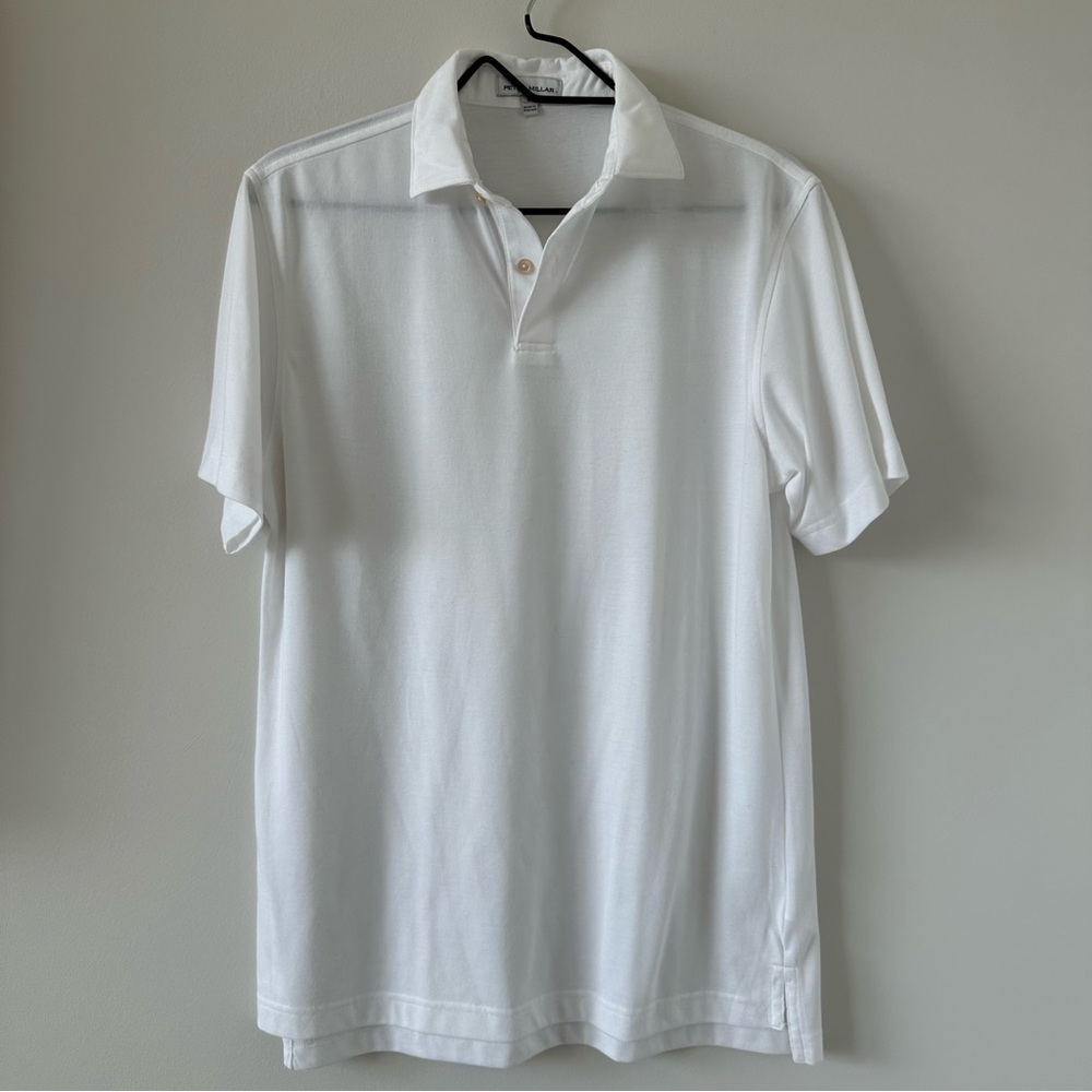 Peter Millar White Polo Shirt